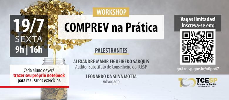 Workshop no Tribunal de Contas debaterá Compensação Previdenciária