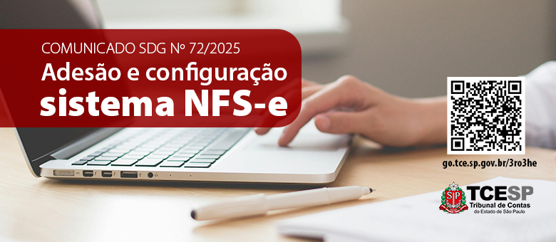 TCESP reitera alerta aos municípios sobre prazo para adesão e configuração da NFS-e