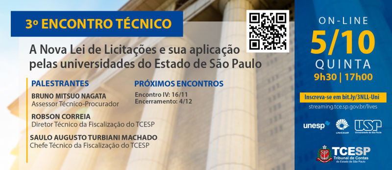 Impacto da Nova Lei de Licitações nas universidades é tema de debates na Escola Paulista de Magistratura