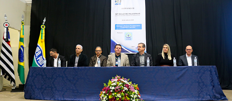 Tribunal de Contas participa do 14º Ciclo de Palestras do IPREM em Lençóis Paulista