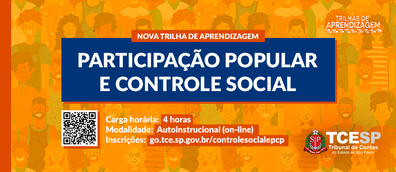 TCESP lança Trilha de Aprendizagem com o tema ‘Participação Popular e Controle Social’