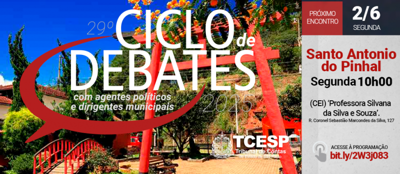 Santo Antonio do Pinhal sedia Ciclo de Debates do TCESP na segunda (2)