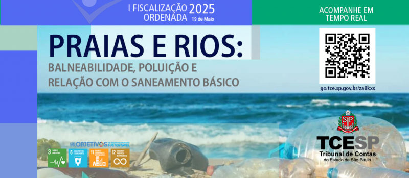 TCESP realiza fiscalização surpresa em Praias e Rios de 112 municípios paulistas