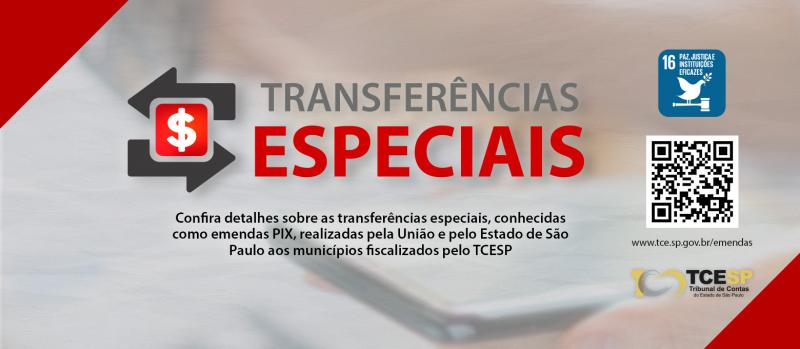 Corte de Contas paulista lança ferramenta que fiscaliza transferências de Emendas Pix no Estado