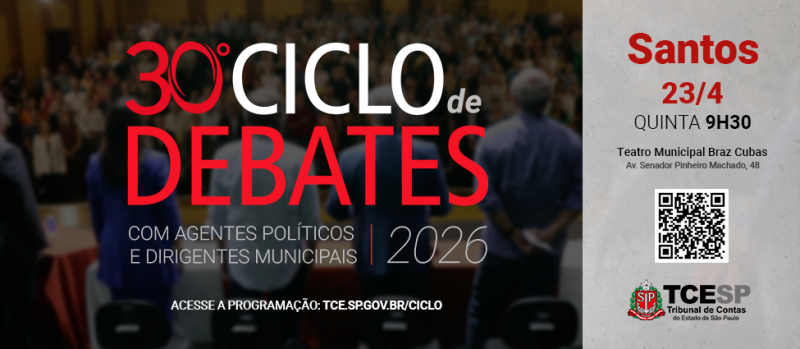 TCESP se prepara para Ciclo de Debates em Santos