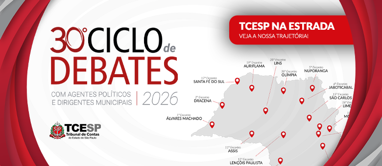 30º Ciclo de Debates do TCESP reúne mais de 8 mil agentes públicos em 20 municípios paulistas