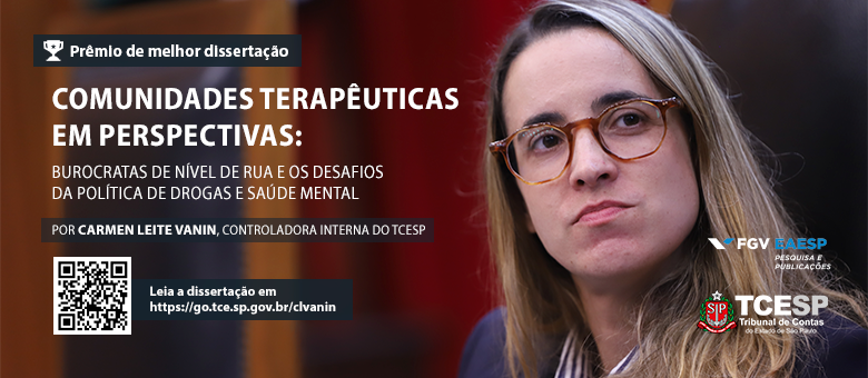 Controladora Interna receberá prêmio de melhor tese de Mestrado em Gestão e Políticas Públicas