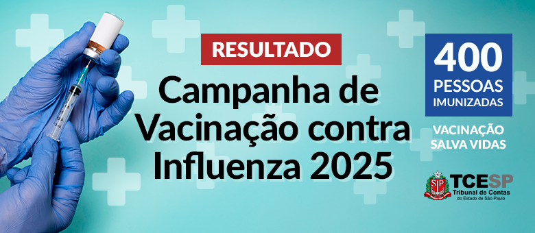 TCESP imuniza 400 servidores e terceirizados em Campanha contra a Influenza
