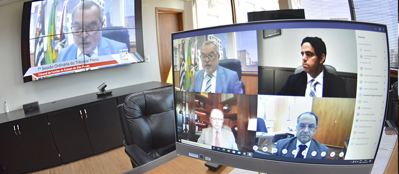 Colegiado realiza primeira sessão plenária por videoconferência 