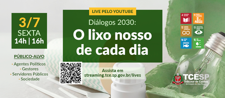 TCESP promove treinamento online sobre gestão de resíduos e sustentabilidade