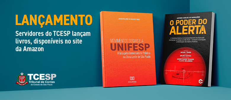 Servidores do TCESP lançam livros que abordam Universidade Pública e Controle Externo