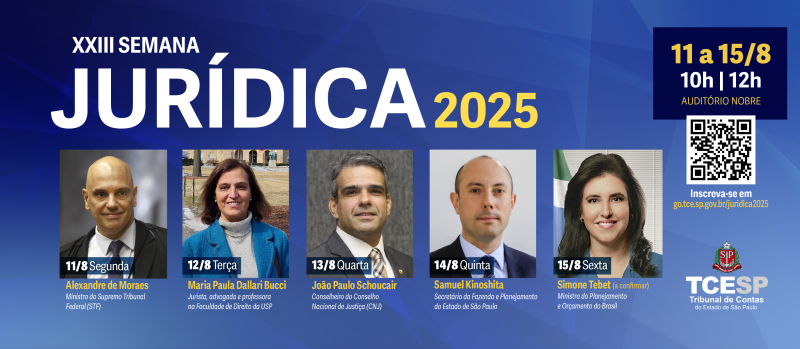 Tribunal de Contas abre inscrições para a XXIII Semana Jurídica