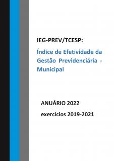 Anuário 2022 - IEGPrev -Municipal - Exercícios 2019/2021 capa